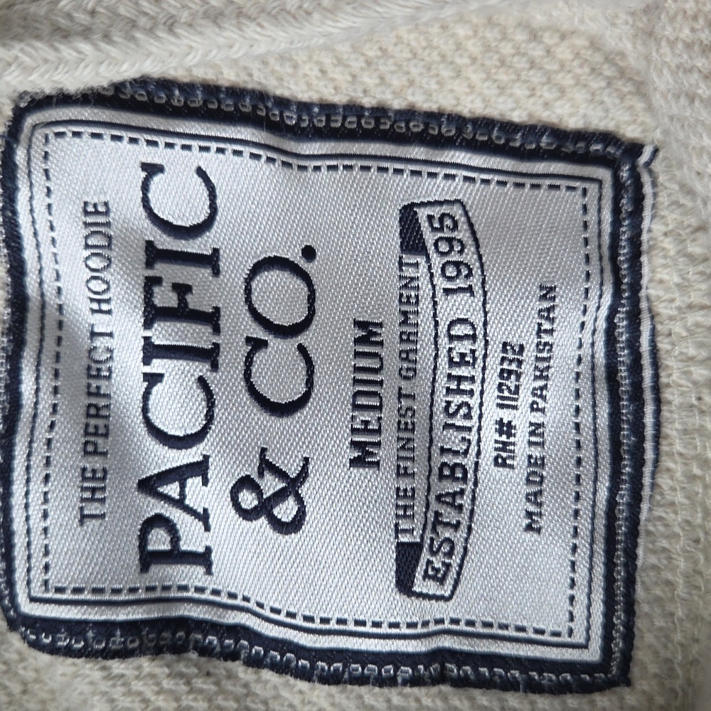 Yellowstone National Park Cream Embroidered Sweatshirt Hoodie Pacific & Co. Med - Picture 14 of 16
